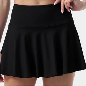 Halara | Airy Side & Back Waistband Pocket 2-in-1 Flare Cool Touch Tennis Skirt